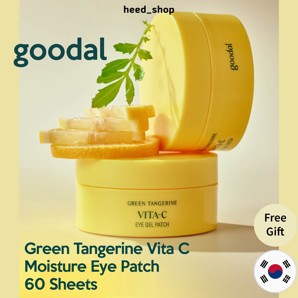 [Goodal] New Green Tangerine Vita C Eye Gel Patch (60ea) / Free Gift