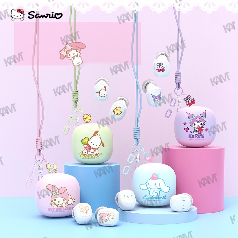 Kam New Sanrio TWS Wireless Bluetooth 5.1 Headphones Cute Kuromi ...