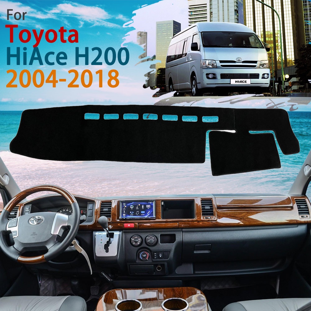 Inner Dashboard Cover Mat Pad for Toyota HiAce H200 2004 2005 2006 2007
