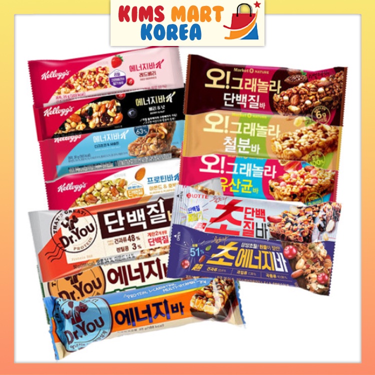 Korean Protein Energy Bar Kellogg's Post Dr.You Gomgom Calobye