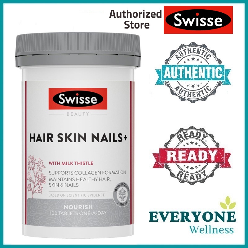 [Local Delivery] Swisse, Hair Skin Nails+ Tablets for Collagen Formation. 100 Tablets