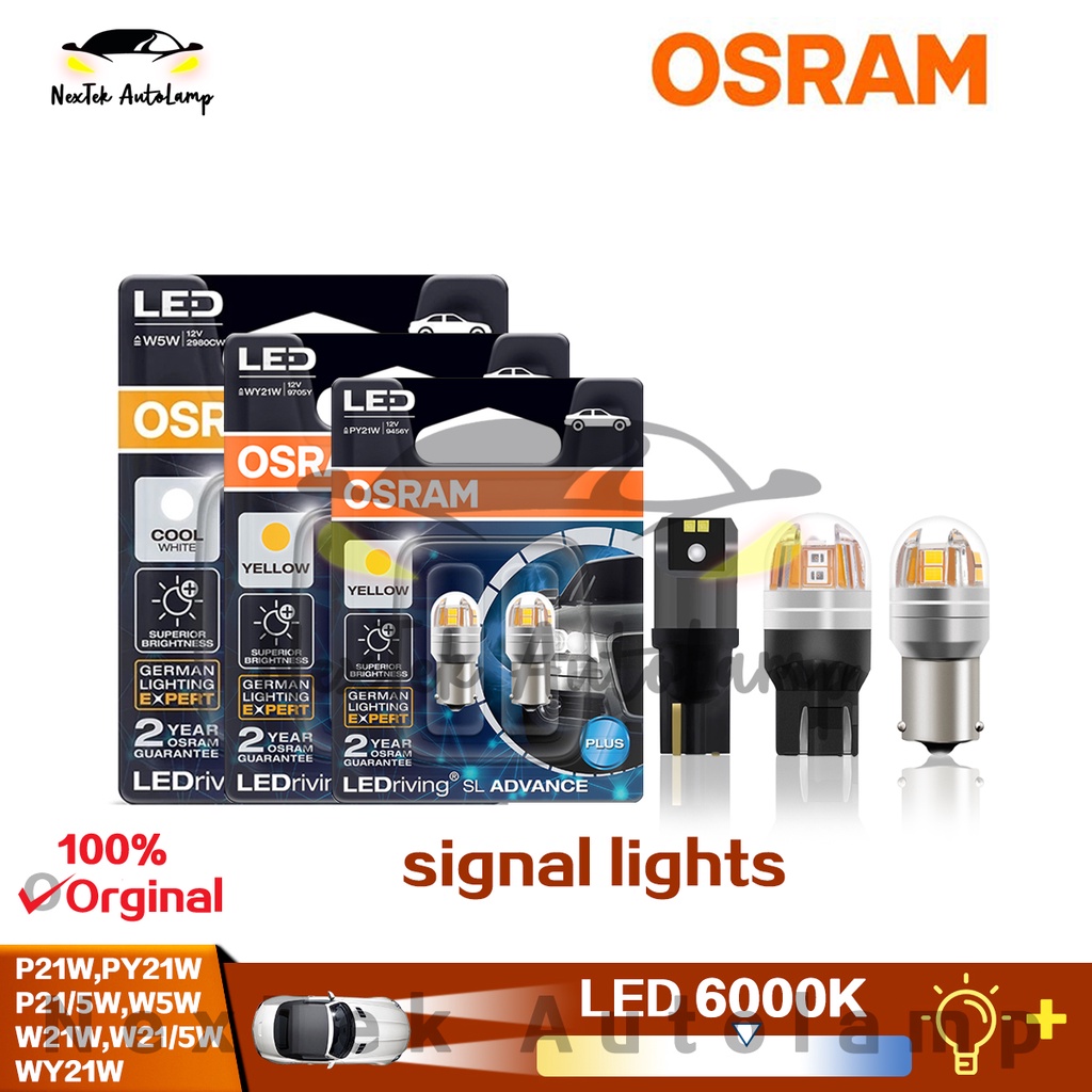 OSRAM LED P21W T20 T10 PY21W WY21W P21/5W LEDriving Signal Light ...