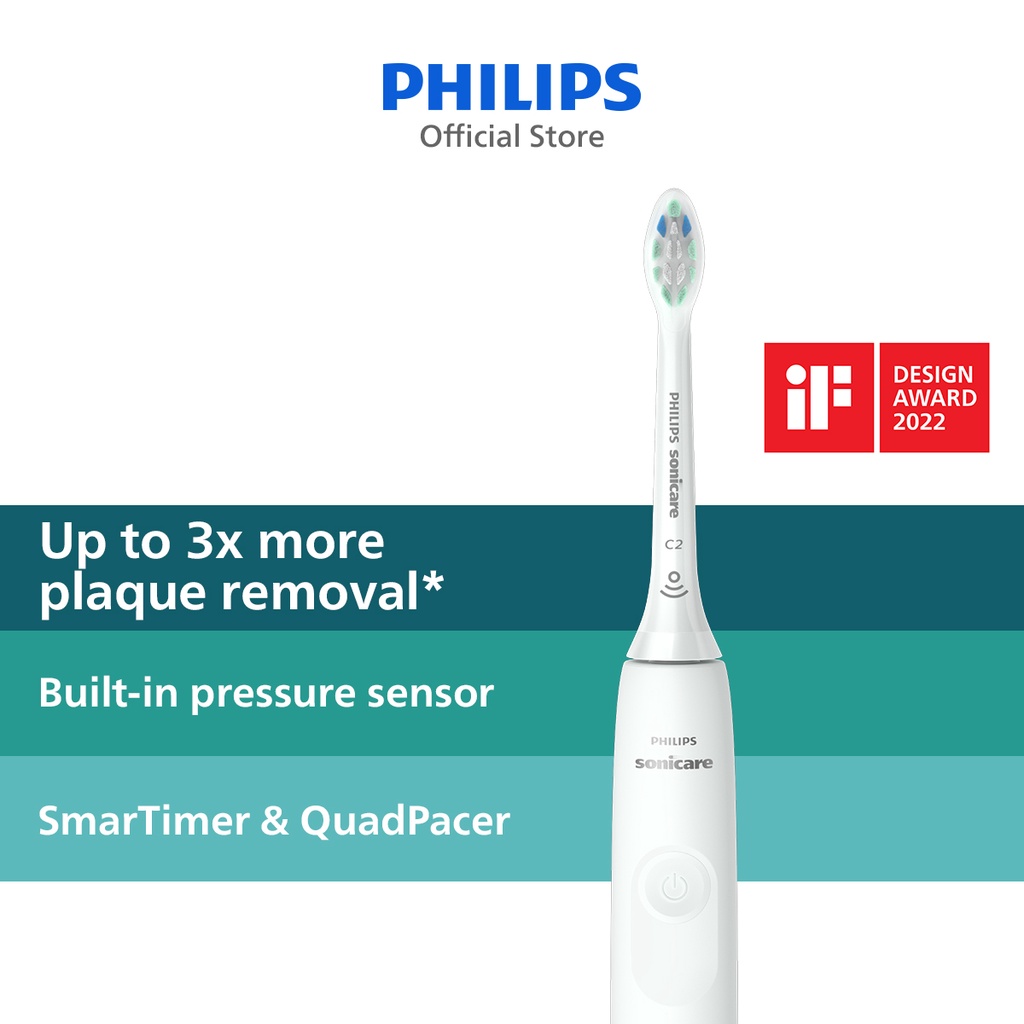 PHILIPS Sonicare 3100 Series Sonic Electric Toothbrush - HX3671/23 ...