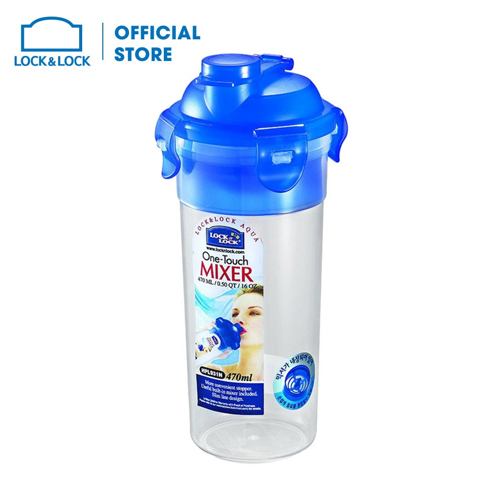LOCK & LOCK Lock Mixer&Lock Mixer One touch 470ml HPL931N | Shopee ...