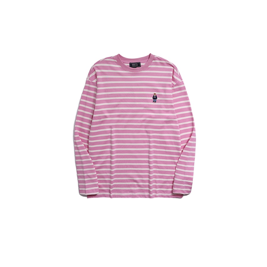 【WHO.A.U】Steve Stripe Long Sleeve T-shirt WHO.A.U] Steve Stripe Long Sleeve Tee | WHLSD2311U | Shopee