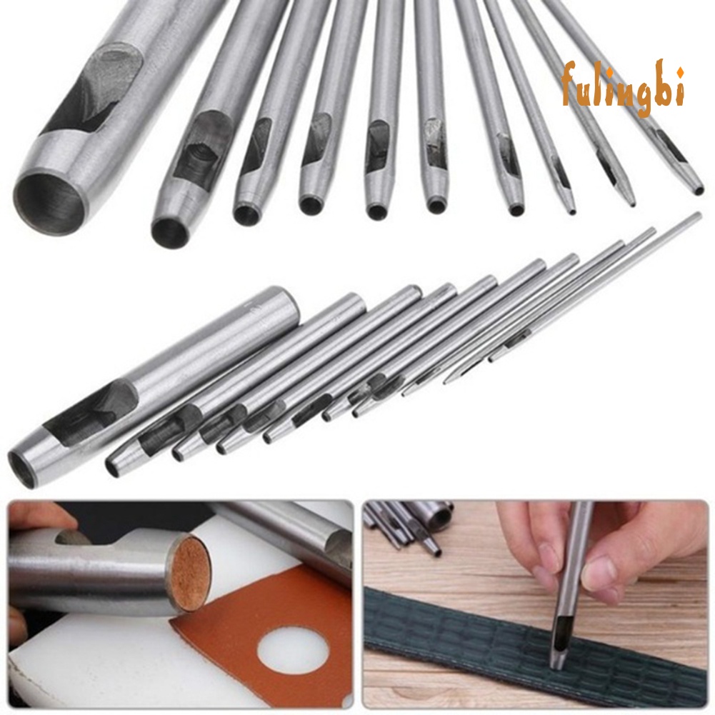 (fulingbi)1Pc 3.5mm Steel Hollow Leather Belt Hole Puncher DIY Punch Tool Shopee Singapore