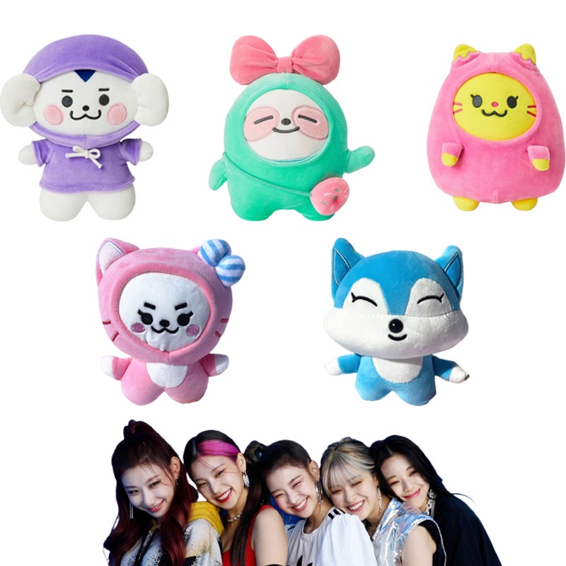 Itzy Stuffed Wdzy Animal Doll Collection Lia Ryujin Yuna