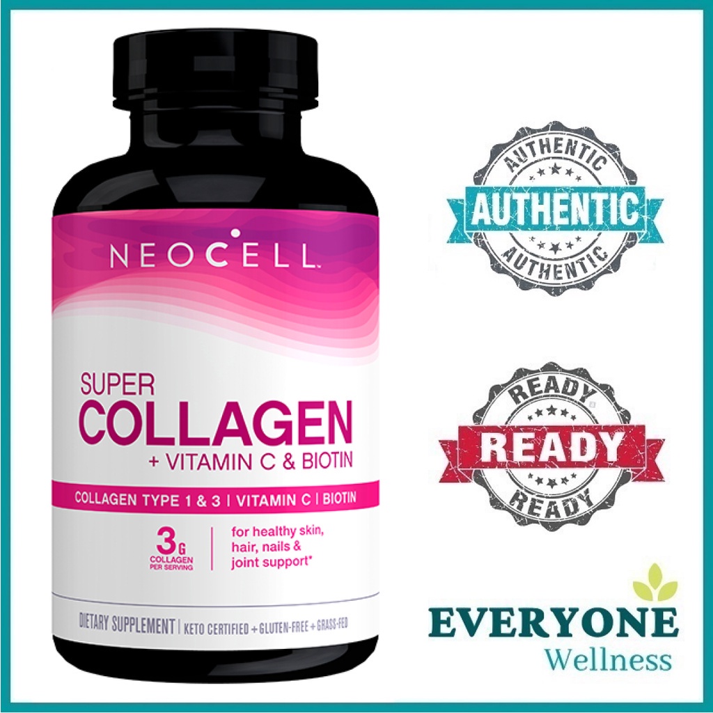 [SG] Neocell, Super Collagen + Vitamin C & Biotin (healthy hair, nails and joints) 270 / 360 Tablets