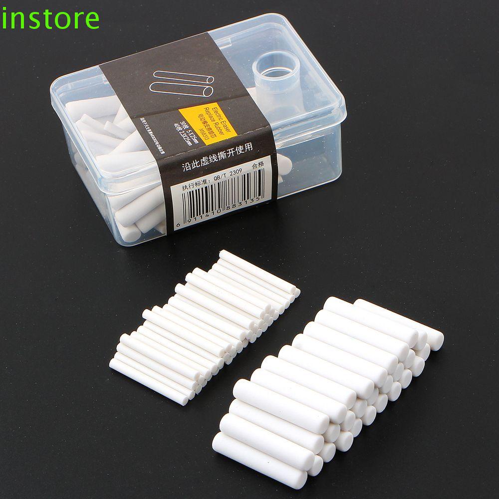 INSTORE Erasers 30 Pcs+40 Pcs Refills school supplies Replacement ...