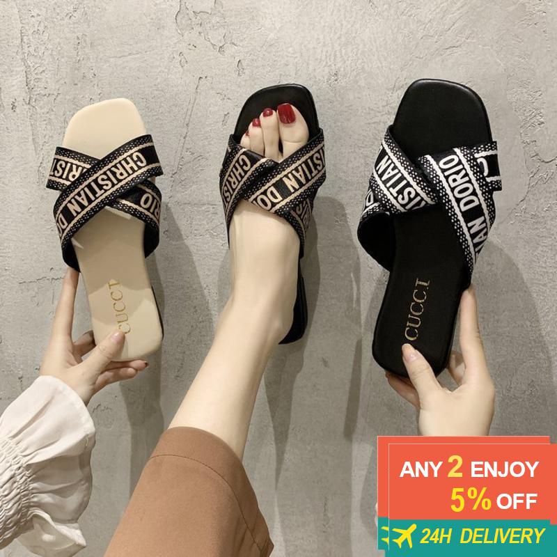 Special Offers Women s sandals flat sandals go out sandals women s slippers Shopee Singapore