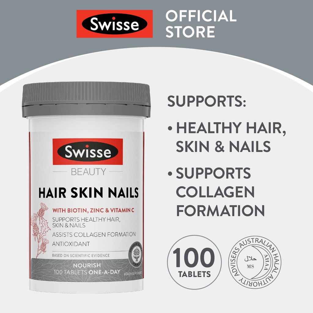 Swisse Ultiboost Hair Skin Nails 100 Tabs