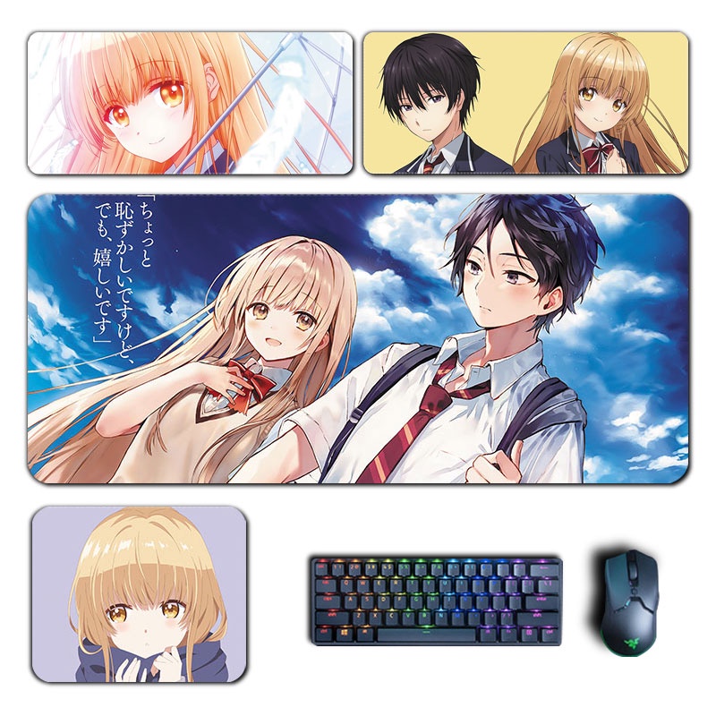 Anime The Angel Next Door Spoils Me Rotten Mouse Pad Shiina Mahiru 