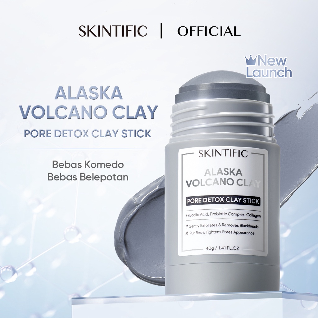 Skintific Alaska VOLCANO Clay STICK 40g (Grey STICK") Shopee Singapore