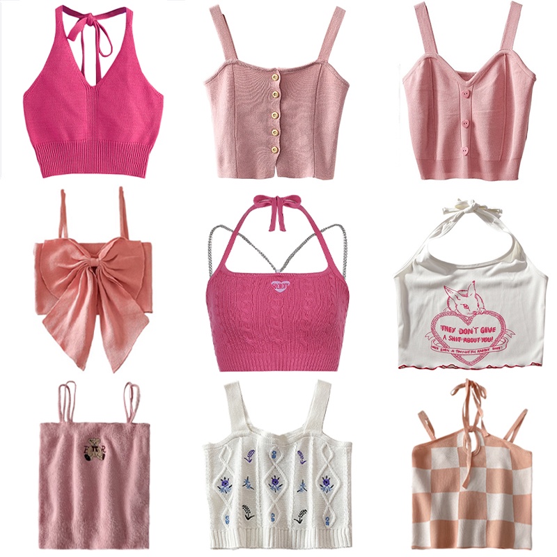 Women Free Size Crop Top Set main image 0