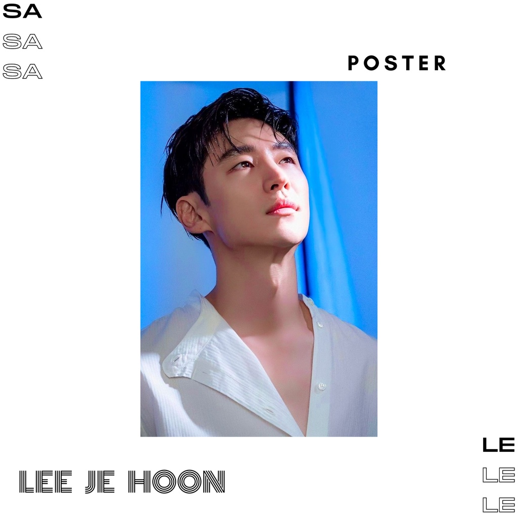 Lee JE HOON Wall POSTER - A3/A4 Size (Can Be Custom Picture) | Shopee ...