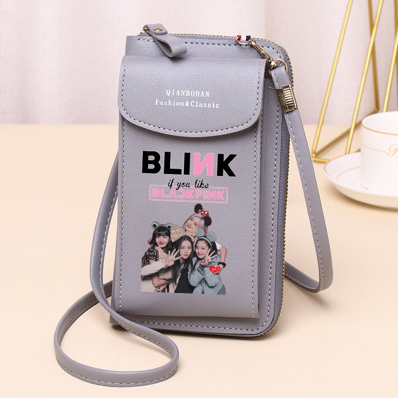 Korean Mobile Phone Bag Blackpink Long Wallet Shoulder Bag Shopee Singapore