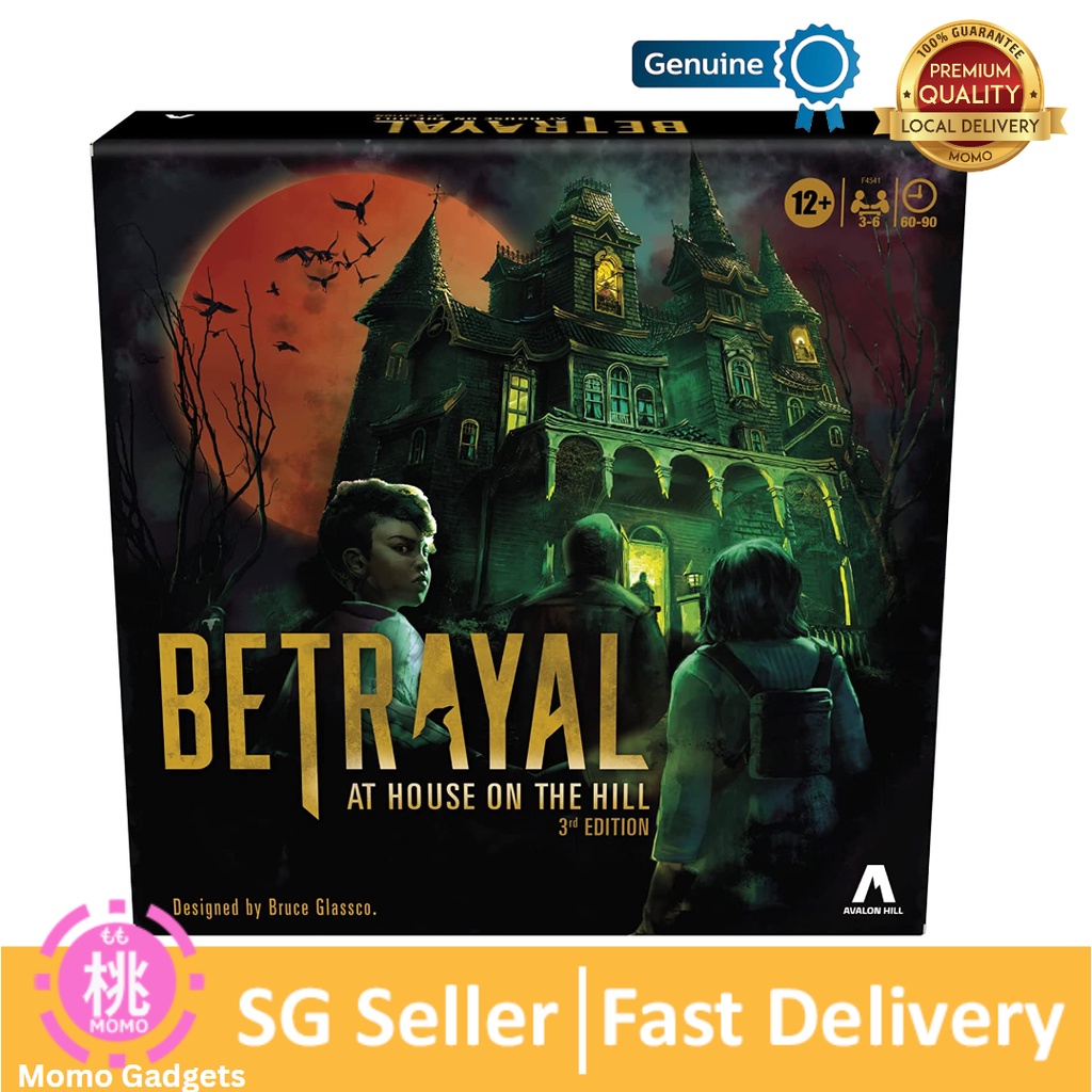 Hasbro Gaming Avalon Hill Betrayal at The House on The Hill 3rd Edition  Cooperative Board Game | Shopee Singapore