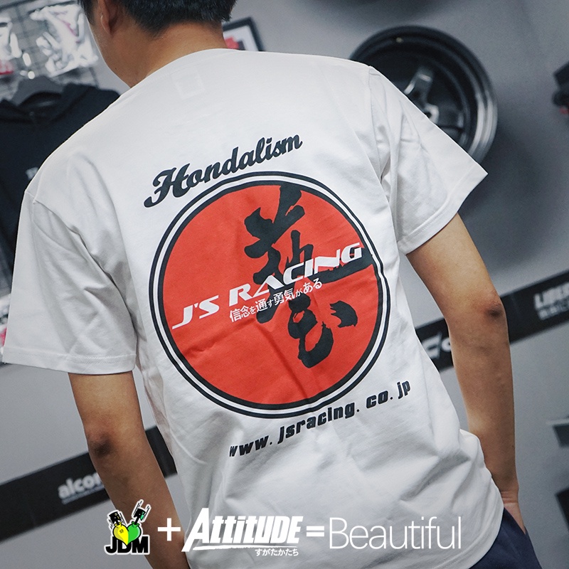 ATTITUDE Japan JDM Modified Car Honda Fit Civic JSRACING Art Short ...