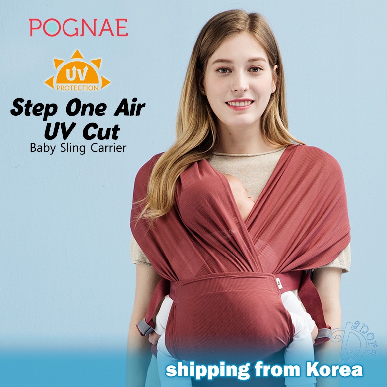 POGNAE Step One Air UV Cut Baby Sling Carrier | Shopee Singapore