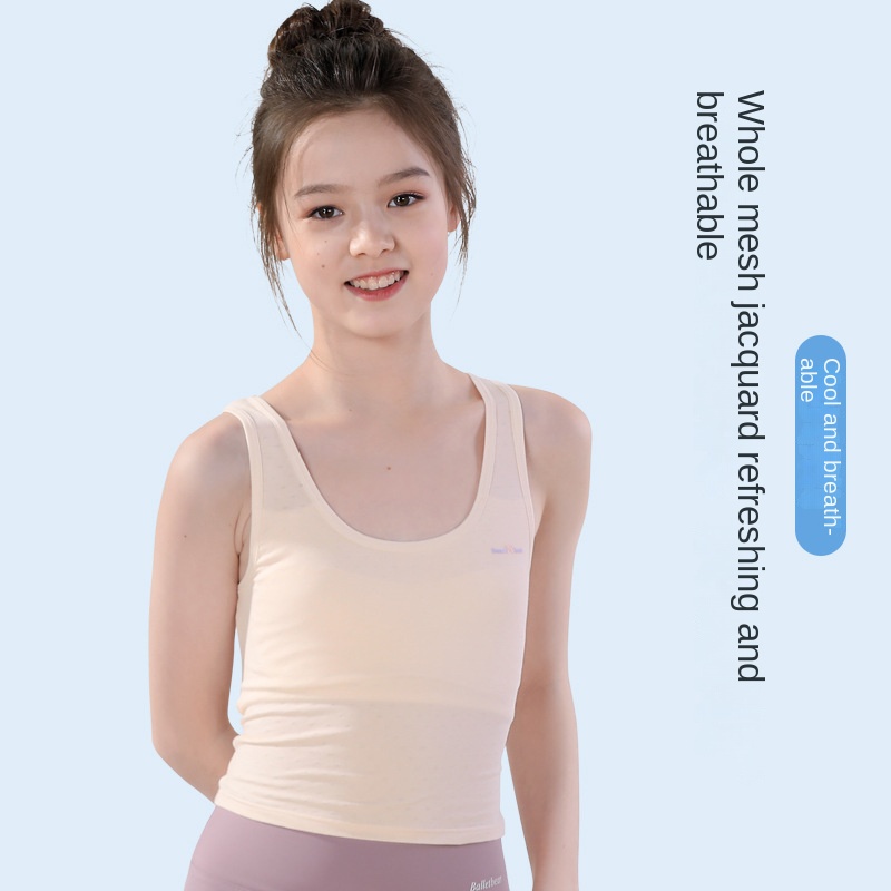 Girl's Development Period Budding Period Girl's Underwear Bra Wireless