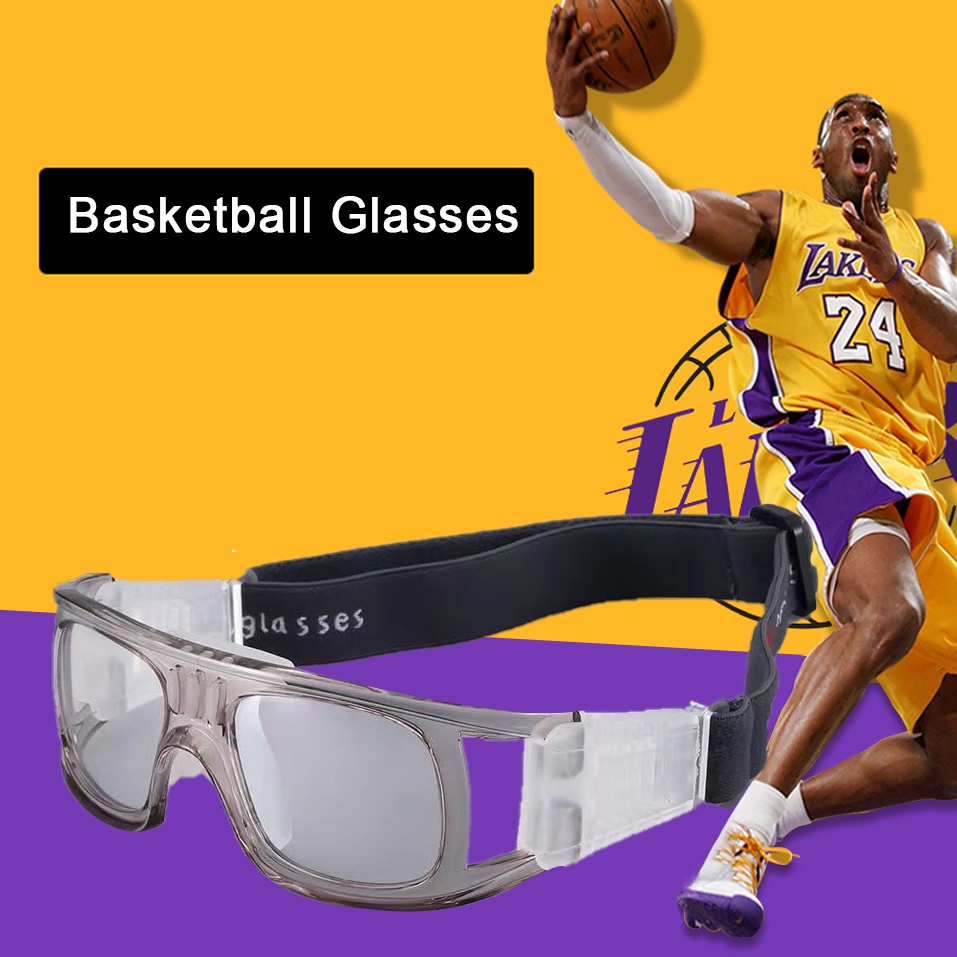Sports Glasses Gray Frame Basketball Goggle Football Futsal Glasses Explosion Proof Lens