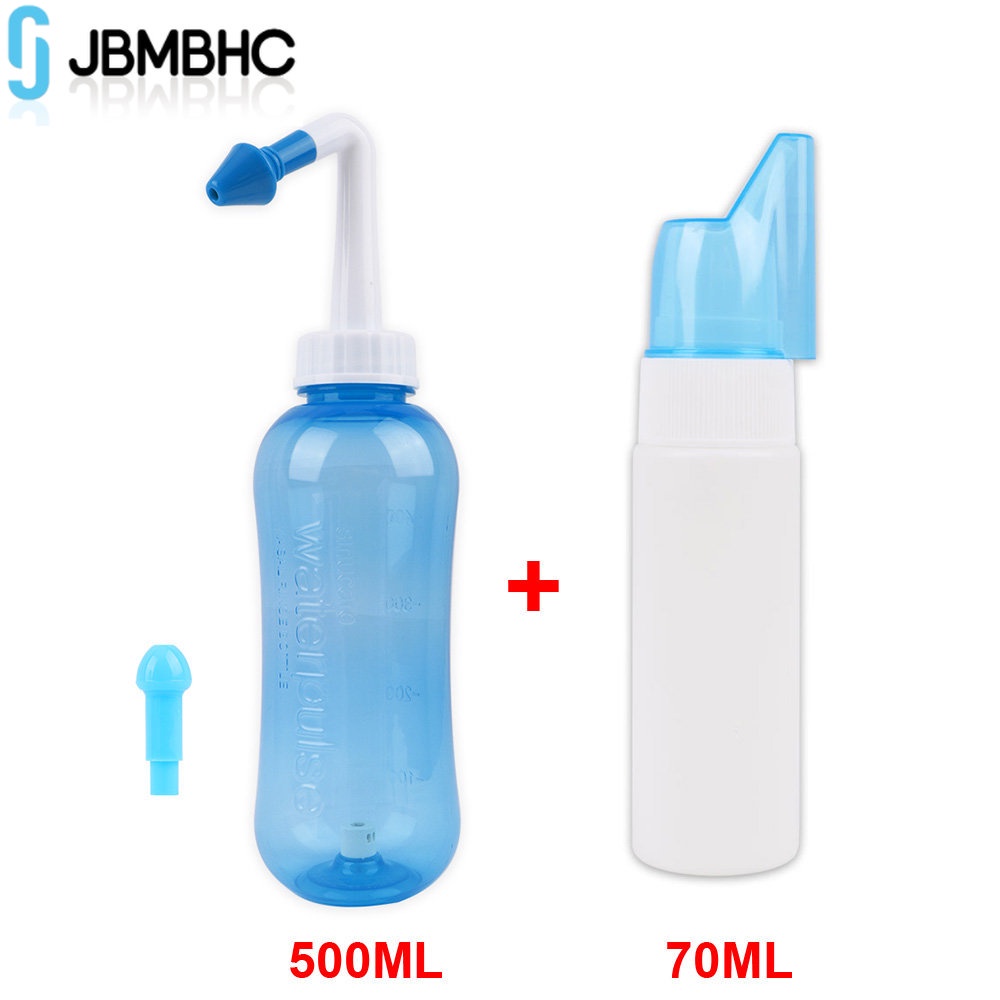 500/300/70ML Nasal Irrigator Nasal Wash Cleaner Spray Neti Pot Rinse ...
