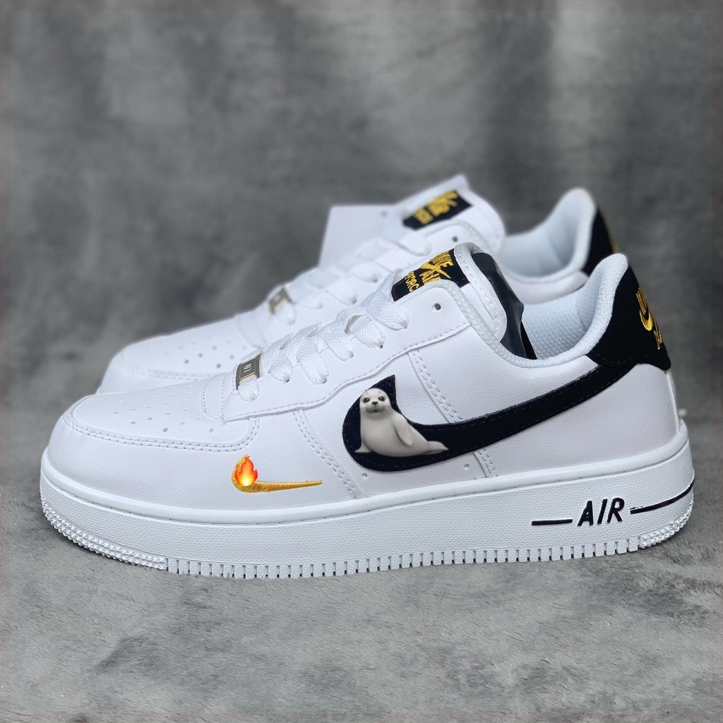 Af1 on sale black yellow