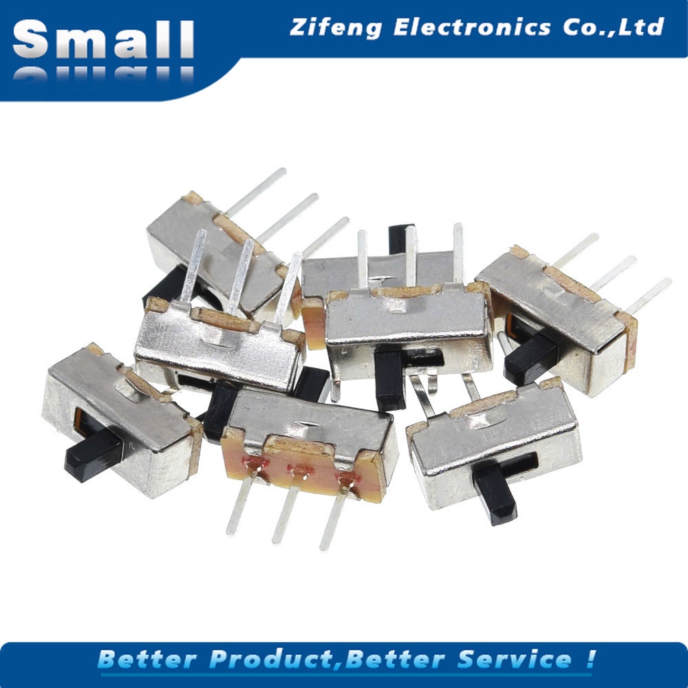 10pcs Interruptor On Off Mini Slide Switch Ss12d00 Ss12d00g3 3pin 1p2t 2 Position High Quality