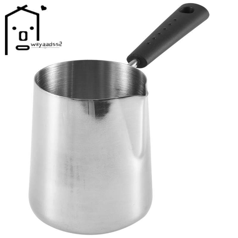 Milk Butter Warmer Pot, Turkish Coffee Pot, Stainless Steel Stovetop