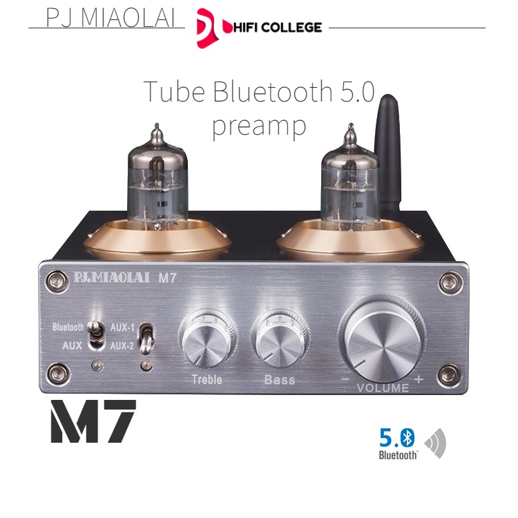 PJ MIAOLAI M7 tube Bluetooth bile preamp HiFi fever audio high and low