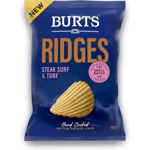 Burt's Potato Chips Ridges Steak Surf And Turf 150g Shopee Singapore