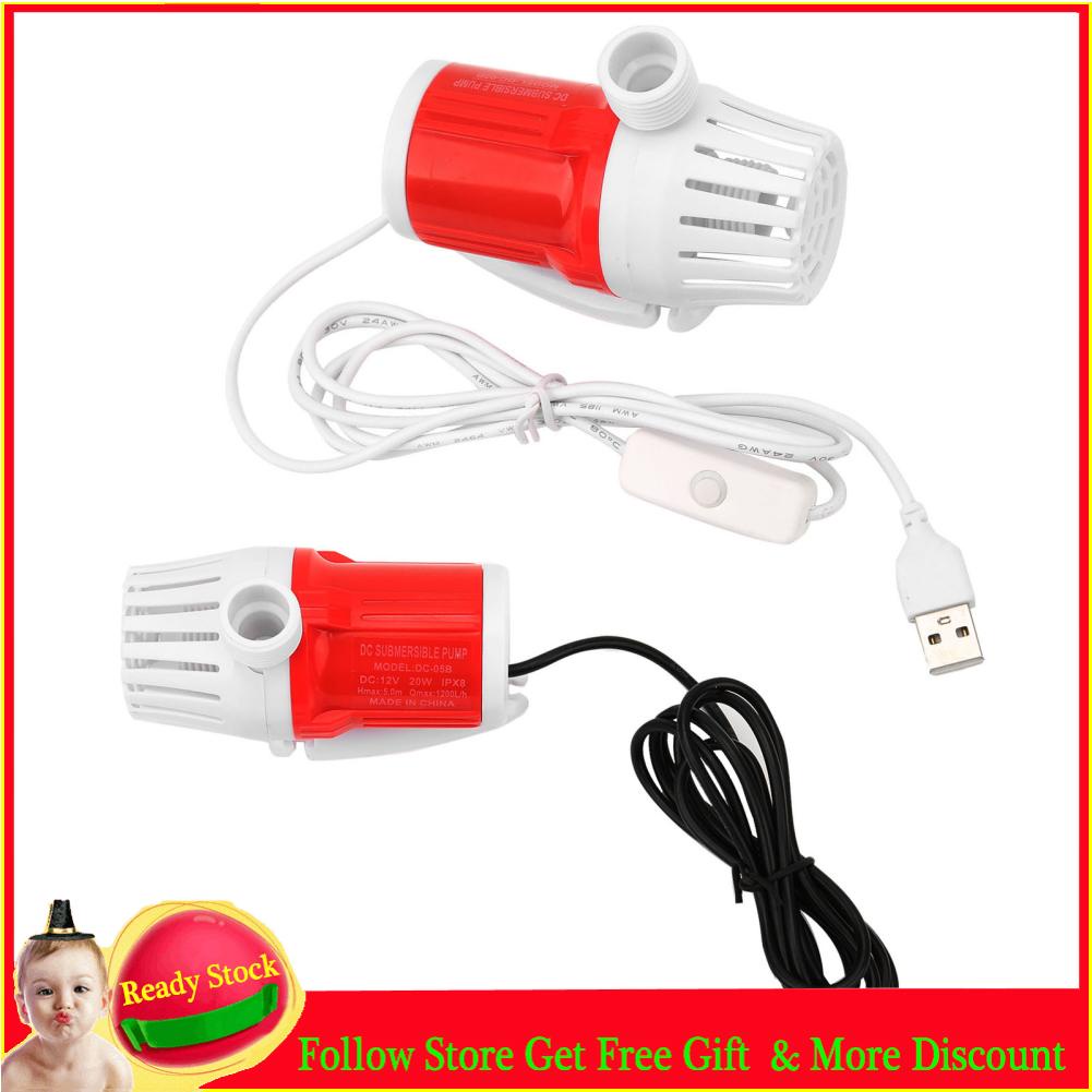 Punkstyle Fish Tank Pump Submersible Detachable Frequency Conversion