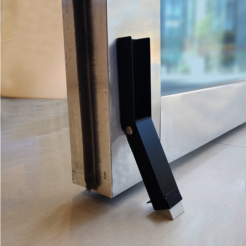 Door Stopper No Door Seam PunchFree Heightened Windproof Aluminum