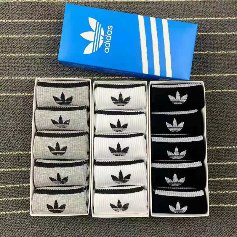 #5 Pairs In One Box# Casual Running Sports Socks Unisex In Tube Cotton Socks