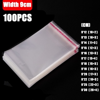 Width 7cm Self-adhesive Small Bag Transparent Plastic Business