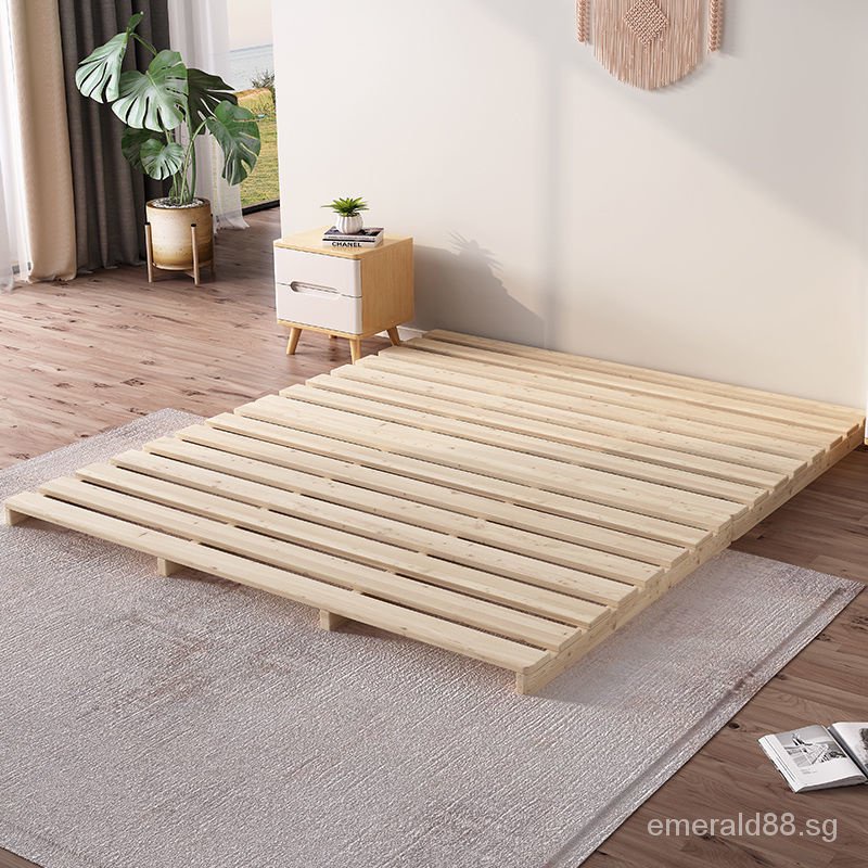 Customized Tatami Deck Ins Breathable Short Bed Board Hard Solid Wood