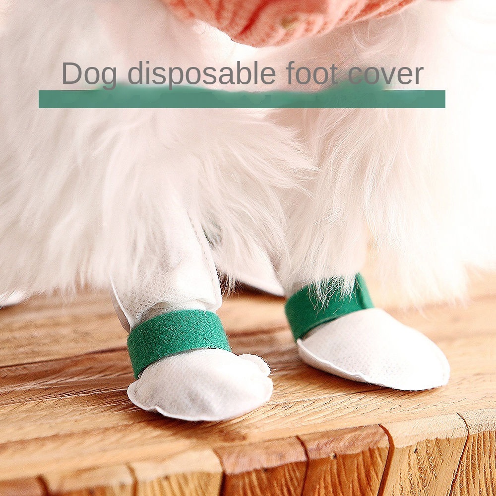 Disposable Pet Shoes for Dogs Waterproof & DirtProof Shoes with