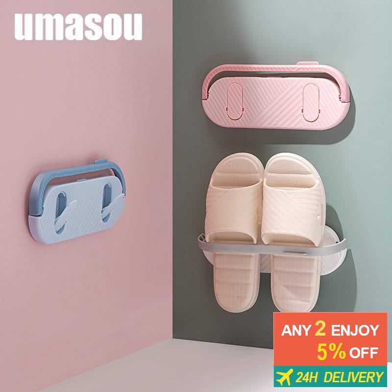 Sticky Shoe Rack Wall Hanging Shoe Rack Living Bathroom Wall Slipper ...