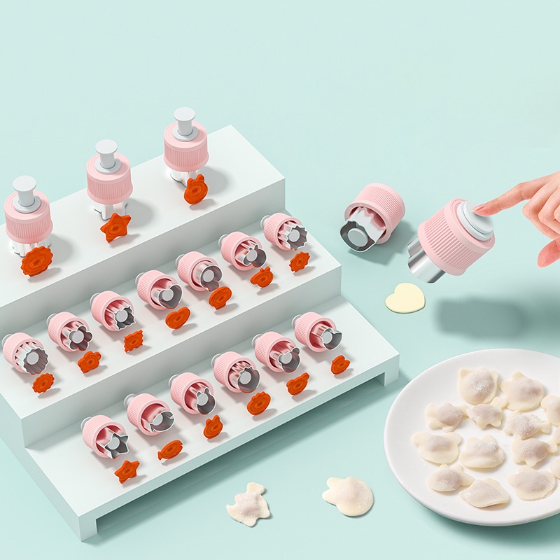 5 Piece Cartoon Shape Vegetable Cutter/ Baby Side food Embossed Mold ...