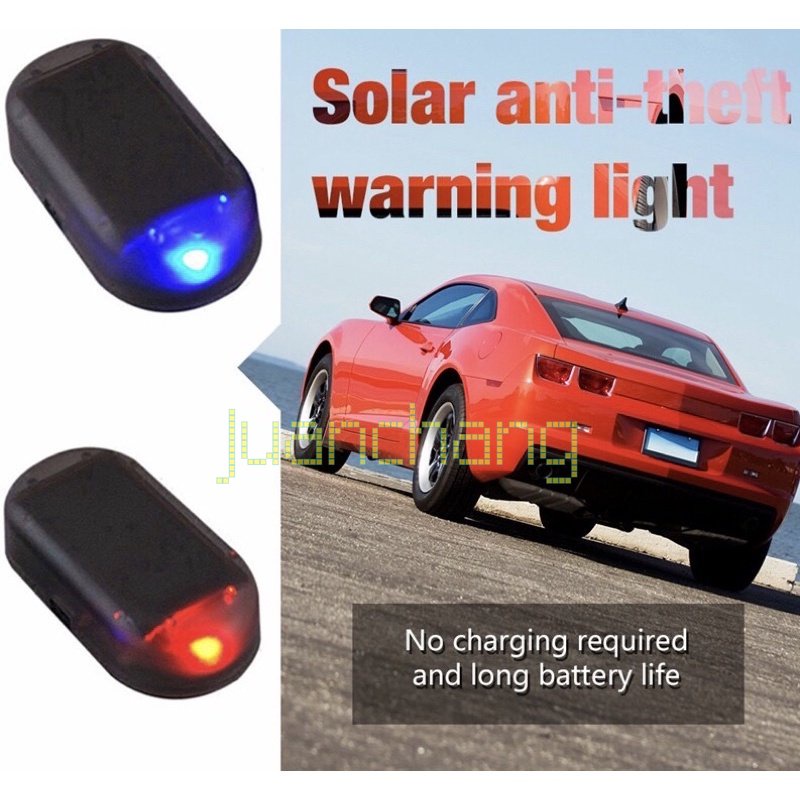 Car Solar Power Alarm Lamp Auto