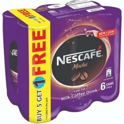 Nescafe Mocha Low Fat Milk Coffee Drink Can 6 x 240ml Shopee Singapore
