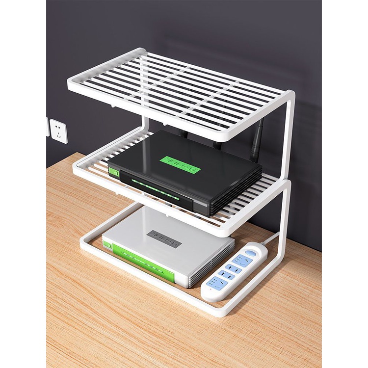 Wireless Router Organizer Settop Box Shelf Living Room Wireless Router