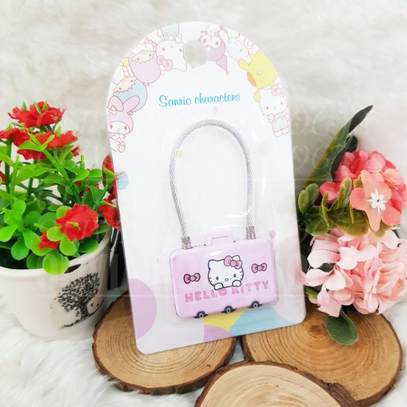 Hello Kitty Pink Padlock Hello Kitty Mini Iron Padlock Hello Kitty ...