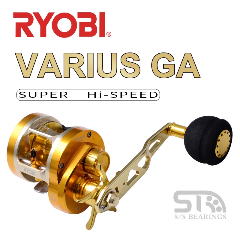 RYOBI VARIUS GA C3030 Gold Slow Jigging Fishing Reels Trolling