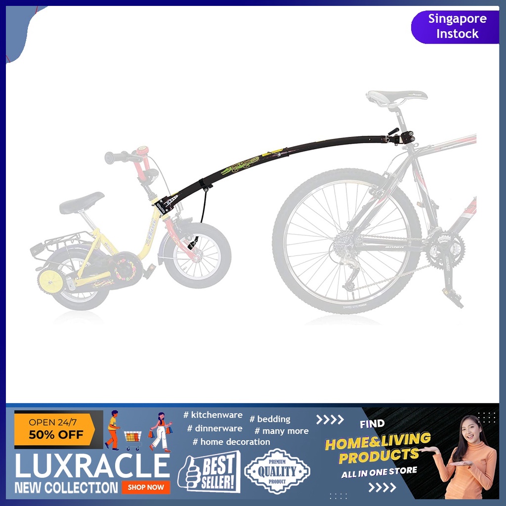 instock Black Trail Gator USA bike Tow bar and Accessories for kids toddler hitch bicycle black Shopee Singapore