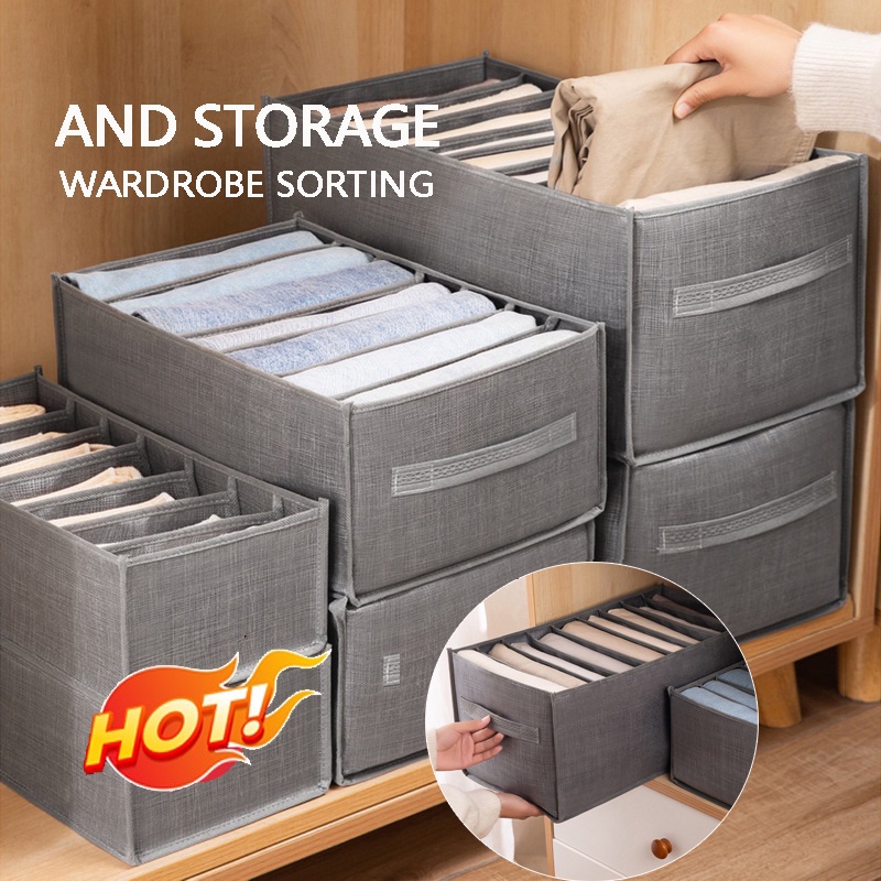 Underwear Bra Clothes Storage Box, Drawer Cabinet Jeans T-Shirt Socks ...