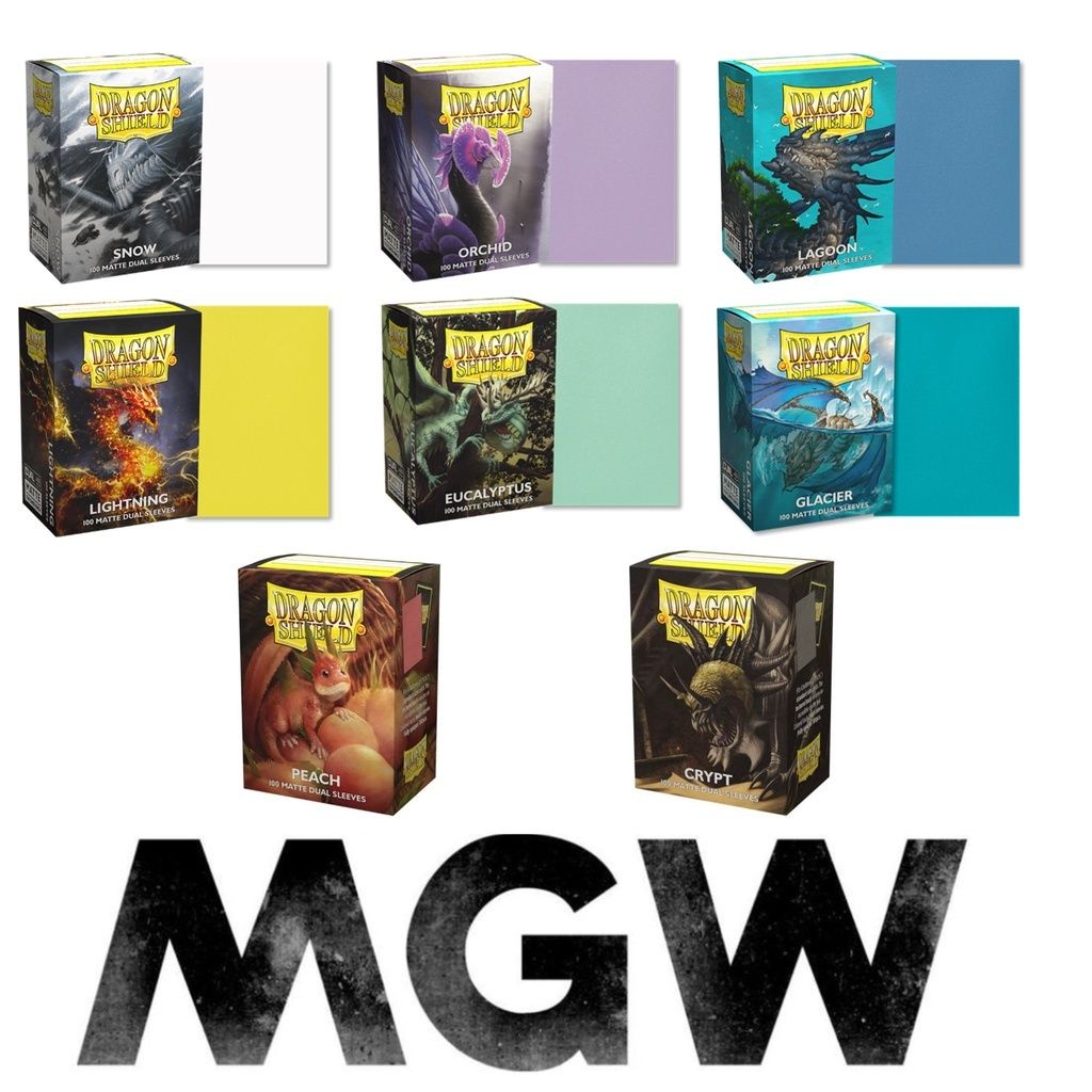 Dragon Shield Dual Matte 100ct Standard Size Card Sleeves Brand New Factory Sealed Shopee