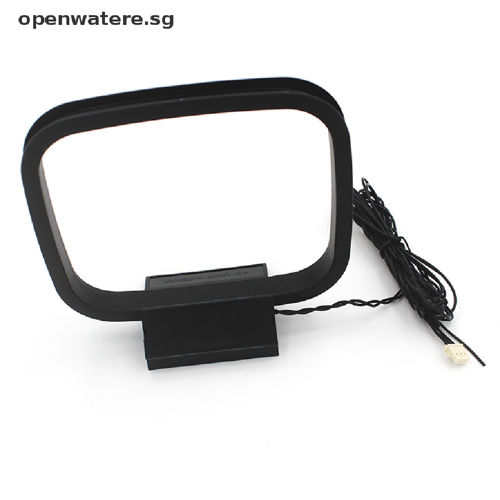 Openwatere Indoor AM FM Loop Antenna Aerial 3 Pin Connector for StereoAudio Receiver SG Shopee