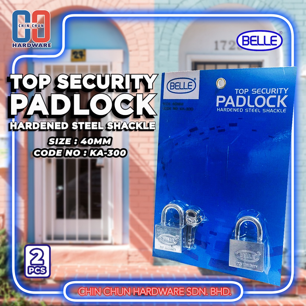 BELLE PADLOCK 40MM/50MM | TOP SECURITY PADLOCK | SECURITY LOCK FOR ...