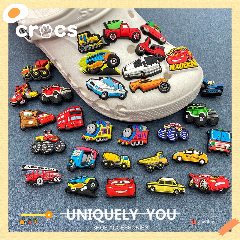 crocs jibbitz charms Button Cartoon Car Motorcycle Decoration